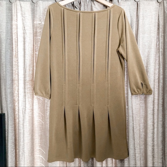 Fossil Olive GreenSeam Detail Mini Dress - Picture 1 of 12